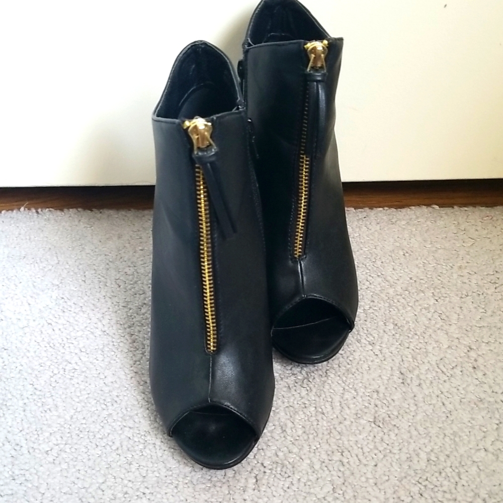 Black Booties by Wet Seal
